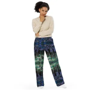 Bluebell Wood All-Over Print Unisex Wide-Leg Pants