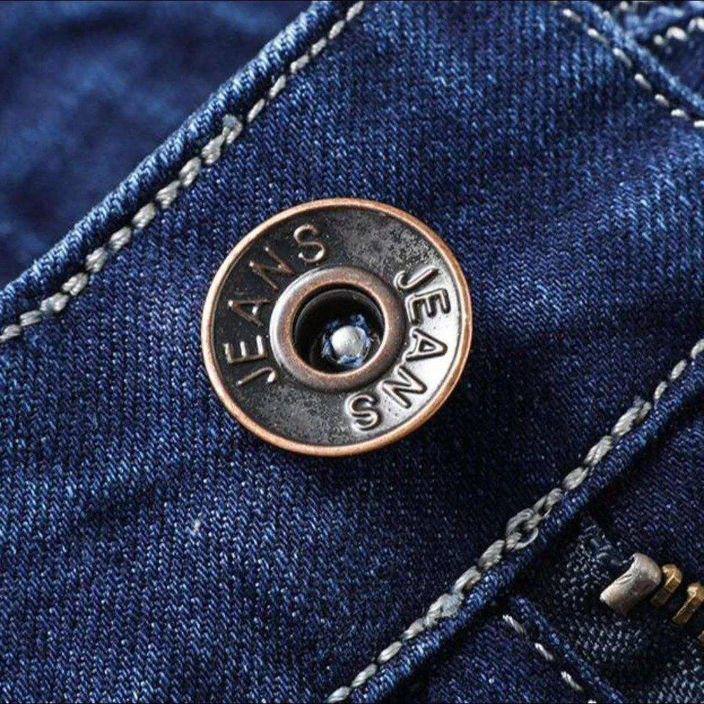 Business casual stretchy men's jeans