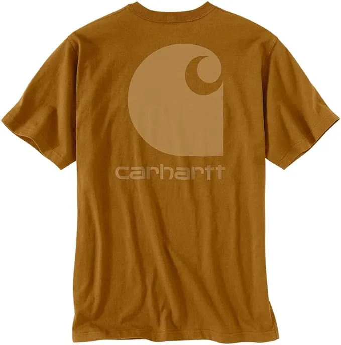 Carhartt Men's Relaxed Fit Heavyweight Short-Sleeve Pocket C Graphic T-Shirt