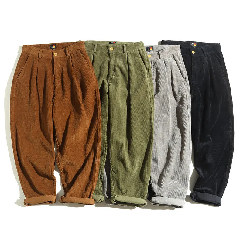 Corduroy Wide-leg Pants