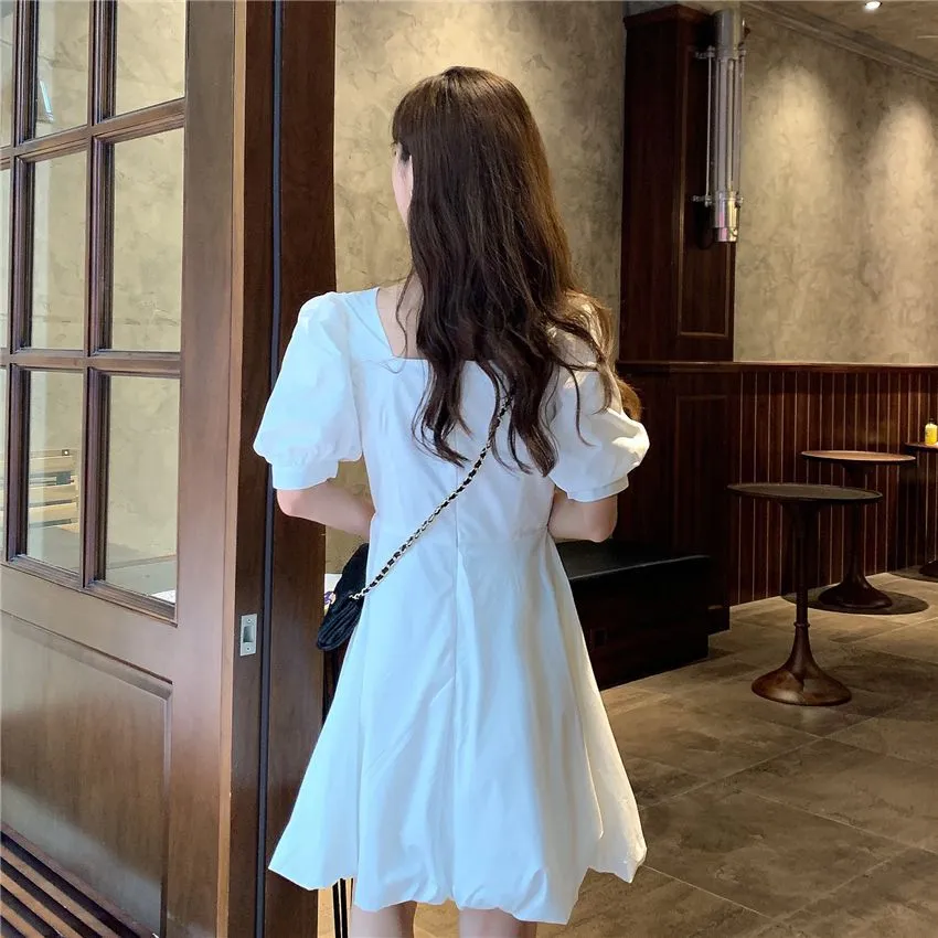Korean Sweet A-LINE Mini Dress