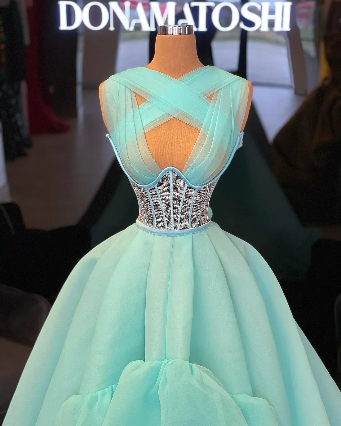 Mckenna Beautiful Blue Evening Dress