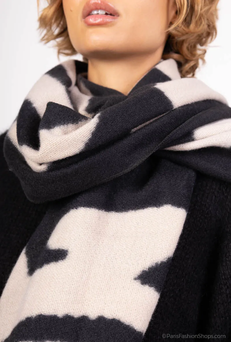Meabh Scarf in Zebra