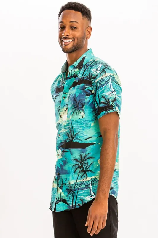 Palm Tree Print Shirt