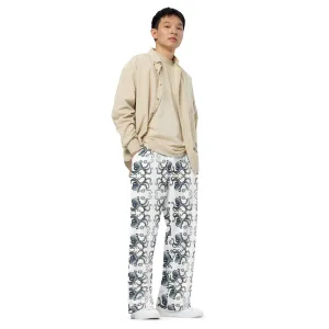 Squids in All-Over Print Unisex Wide-Leg Pants
